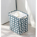 China Manufacturer Custom Logo Hotel Bathroom Nursery Cloth Storage Collapsible Hamper Washable Bin Bag Folding Eco Laundry Basket